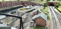 00 Gauge Model railway layout DCC 14x7ft (4 sections) delivered peco hornby