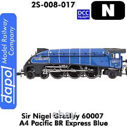 A4 Pacific Sir Nigel Gresley 60007 BR Express Blue DCC Ready DAPOL 2S-008-017