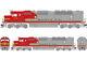 Athearn ATHG28502 HO FP45 SF/Red & Silver/Small Lettering #102 Locomotive DCC