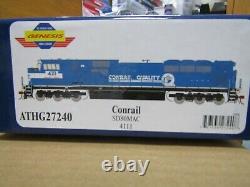 Athearn Genesis G27240 Ho Conrail Sd80mac Dc, DCC Ready Rd# 4111