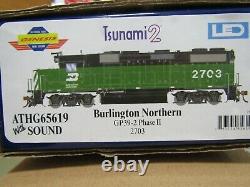 Athearn Genesis G65619 Burlington Northern Gp39-2 Tsunami2 DCC &sound, Dc, #2703