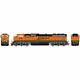 Athearn HO SD75M Locomotive with DCC & Sound BNSF Late Heritage #273 ATHG70650