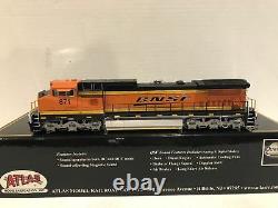 Atlas BNSF #871 H3 Swoosh Logo Dash 8-40CW Diesel Locomotive QSI DCC Sound