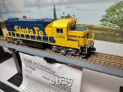 Atlas HO Train NEW Santa Fe EMD GP38-2 Digitrax DCC Powered Diesel Locomotive