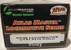 Atlas Master HO GP-40 Locomotive DT&I #415 DCC/SOUND