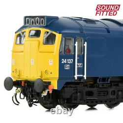 BNIB OO Gauge Bachmann 32-442SF DCC SOUND Class 24 137 BR Blue Loco