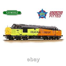 BNIB OO Gauge Bachmann 35-310SF DCC SOUND Class 37 175 Colas Rail Loco