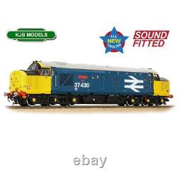 BNIB OO Gauge Bachmann 35-335SF DCC SOUND Cl 37 430'Cwmbran' BR Blue Large Logo