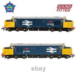 BNIB OO Gauge Bachmann 35-335SF DCC SOUND Cl 37 430'Cwmbran' BR Blue Large Logo