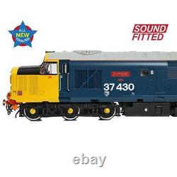 BNIB OO Gauge Bachmann 35-335SF DCC SOUND Cl 37 430'Cwmbran' BR Blue Large Logo