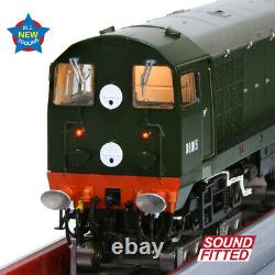 BNIB OO Gauge Bachmann 35-351SF DCC SOUND Cl 20 D8015 BR Green Loco -With Lights