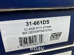 Bachmann 31-661DS Class 47/3 47346 BR Departmental Dcc Sound