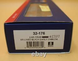 Bachmann 32-176 LMS Crab BR Lined Black Early Emblem 8 DCC Ready Boxed