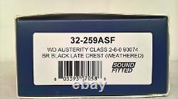 Bachmann 32-259ASF WD Austerity 2-8-0 90074 BR Black Weathered DCC Sound OO