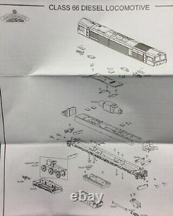 Bachmann 32-733 Class 66 Diesel 66068 Lafarge EWS DCC Ready