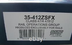 Bachmann 35-412ZSFX Rails Class 47 ROG Sound Fitted Deluxe Limited Edition