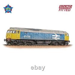Bachmann 35-421SF BR Large Logo Weathered Livery Class 47 Sound Fitted Version