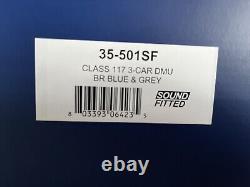 Bachmann Class 117 DMU 35-501SF DCC Sound Fitted BR Blue & Grey Brand New(2)