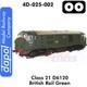 CLASS 21 D6120 Bitish Rail Green diesel hydraulic loco 176 OO DAPOL 4D-025-002