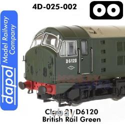 CLASS 21 D6120 Bitish Rail Green diesel hydraulic loco 176 OO DAPOL 4D-025-002