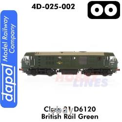 CLASS 21 D6120 Bitish Rail Green diesel hydraulic loco 176 OO DAPOL 4D-025-002