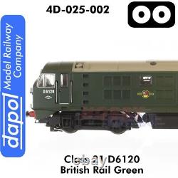 CLASS 21 D6120 Bitish Rail Green diesel hydraulic loco 176 OO DAPOL 4D-025-002