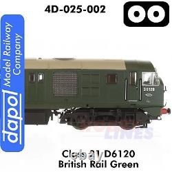 CLASS 21 D6120 Bitish Rail Green diesel hydraulic loco 176 OO DAPOL 4D-025-002