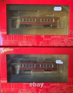 Chicago Surface Lines -Peter Witt Street Cars Bachmann Spectrum HO DCC x 2