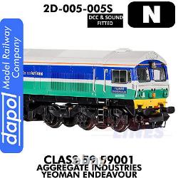 Class 59 59001 Yeoman Endeavour locomotive DCC&Sound N 1148 Dapol 2D-005-005S