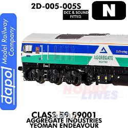 Class 59 59001 Yeoman Endeavour locomotive DCC&Sound N 1148 Dapol 2D-005-005S