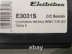 Electrotren e3031s renfe electric locomotora 278-007 epoca v dcc sound fitted