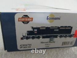 HO Athearn 16714 Missouri Pacific Mopac MP SD40-2 #6006 installed DCC/Sound NIB