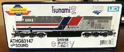 HO Athearn Genesis ES44AC Amtrak #568 with DCC & Tsunami2 Sound
