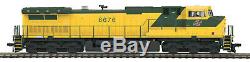 HO MTH Chicago Northwestern Dash-9 Diesel for 2 Rail DC withDCC & Sound 80-2296-1