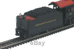 HO MTH Die-Cast Pennsylvania H-10 2-8-0 2 Rail DC withDCC, Sound, Smoke 80-3240-1