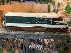 HO Scale Athearn F59PHI DC or DCC Diesel Locomotive AMTRAK CASCADES detailed LED