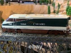 HO Scale Athearn F59PHI DC or DCC Diesel Locomotive AMTRAK CASCADES detailed LED