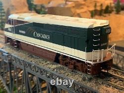 HO Scale Athearn F59PHI DC or DCC Diesel Locomotive AMTRAK CASCADES detailed LED