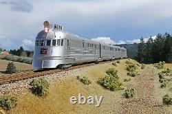 HO Scale Con-Cor 001-8721 CB&Q Burlington Pioneer Zephyr Passenger Train Set