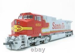 HO Scale KATO 37-1204 ATSF Santa Fe C44-9W Diesel Locomotive #650 DCC Ready