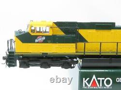 HO Scale KATO 37-1302 CNW Chicago & North Western C44-9W Diesel #8633 -DCC Ready