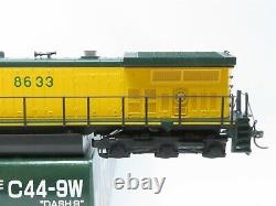 HO Scale KATO 37-1302 CNW Chicago & North Western C44-9W Diesel #8633 -DCC Ready