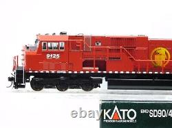 HO Scale Kato #37-6353 CP Golden Beaver EMD SD90/43 MAC Diesel #9125 DCC Ready