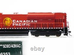 HO Scale Kato #37-6353 CP Golden Beaver EMD SD90/43 MAC Diesel #9125 DCC Ready