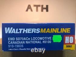 HO Scale Walthers EMD SD70ACe Locomotive Canadian National RD#8100 #910-19835
