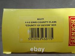 HORNBY R3277 GWR 4-4-0 COUNTY OF DEVON #3835 BNIB OO GAUGE DCC ready