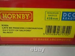 HORNBY R3856 BR GREEN L/C CORONATION CLASS CITY OF SALFORD NEWithMINT DCC READY