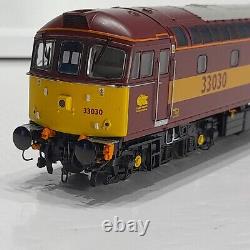 Heljan 3456 Class 33/0 EWS livery 33030 DC and DCC fitted Near mint Boxed OO V3