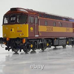 Heljan 3456 Class 33/0 EWS livery 33030 DC and DCC fitted Near mint Boxed OO V3