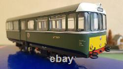 Heljan O gauge 88911 AC Cars BR Railbus W79977 Dark Green, Early Crest, pristine